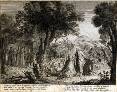 Satirická viněta proti jansenismu. od Unknown artist