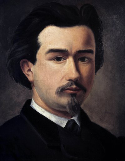 Autoportrét Clémenta Adera (1841-1925), francouzského inženýra a vynálezce, „otce letectví“. od Unknown artist