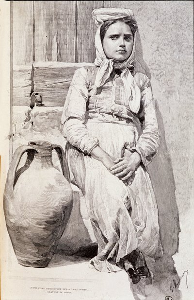 Sicilská dívka od Unknown artist