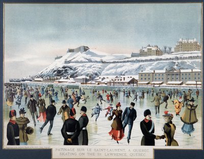Bruslení na Saint Laurent, Quebec, n.d. od Unknown artist