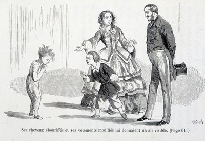 Sophie mokrá - v „Neštěstí Sophie““ od hraběnky ze Ségur, Hachette od Unknown artist