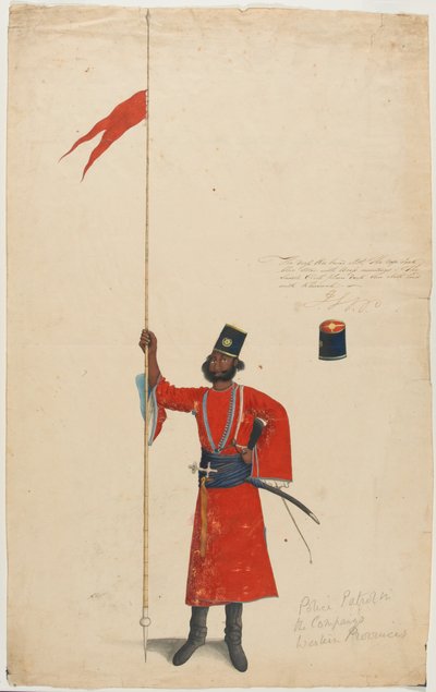 Sowar z Rohillské kavalérie od Unknown artist
