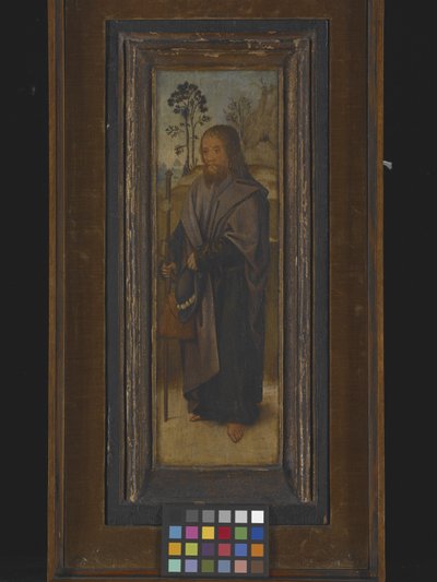 Svatý Jakub (Poutník) (olej na dřevě) od Unknown artist