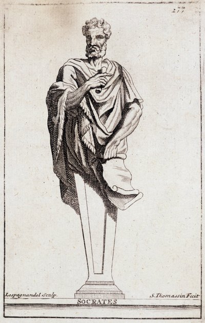 Sokratova socha od Unknown artist