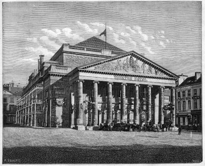 Teatre Royal de la Monnaie, Brusel, Belgie od Unknown artist