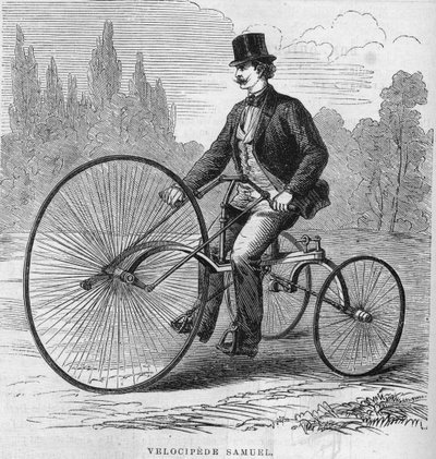 Americký velociped Isaaca Samuela. 1869 od Unknown artist