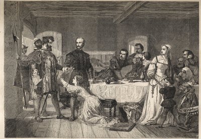 Zatčení Johna Browna, z Ashfordu, Lollarda a jednoho z prvních mučedníků v rané části vlády Jindřicha VII. - 1517 - od Unknown artist