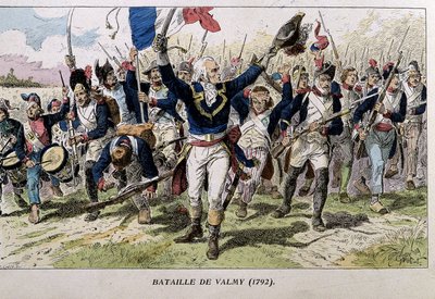 Bitva u Valmy (1792) - rytina, konec 19. století od Unknown artist