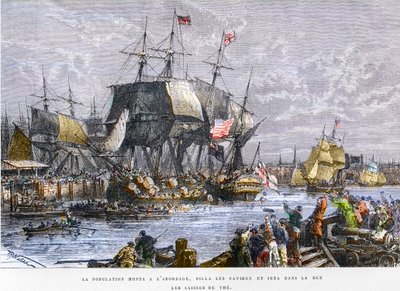 The Boston Tea Party, 16. prosince od Unknown artist
