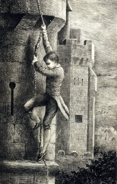 Kartuziánská parma ze Stendhalu. 19. století rytina. od Unknown artist