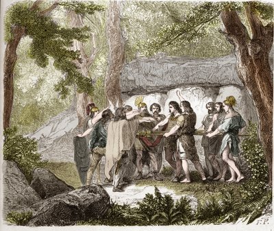 Galie a Galové: Přísaha Galů. od Unknown artist