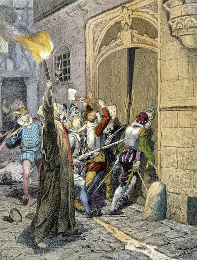 Masakr svatého Bartoloměje (1572) od Unknown artist