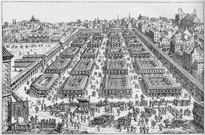 Saint Germain Fair v 17. století. od Unknown artist