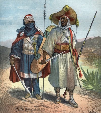 Tuaregové v roce 1892. od Unknown artist