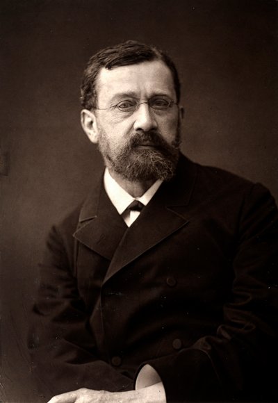 Umělec Leon Barillot fotografovaný u příležitosti pařížského salonu v roce 1881 od Unknown