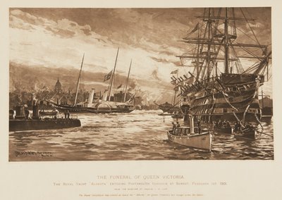 Pohřeb královny Viktorie od Unknown Artist