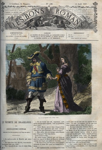 Poslední rozhovor Marie Mancini (1639-1715) s Ludvíkem XIV. (1638-1715) před jeho odjezdem ze dvora do Brouage dne 22. června 1659, exilu organizovaného kardinálem Mazarinem, aby ho držel dál od krále. "Vikomt z Podprsenky." od Unknown artist