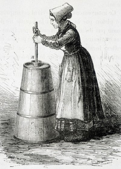 Pístový baratte – v knize „The Wonders of the industry““ od Louise Figuiera od Unknown artist
