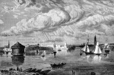 Přístav New York kolem roku 1860. od Unknown artist