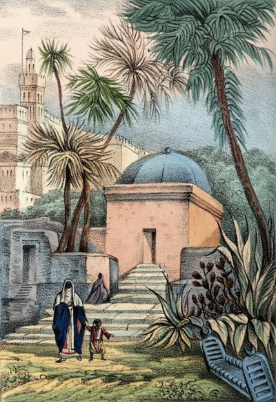 Hrobky maurských obyvatel Alžíru na hřbitově Bab-el-Oued od Unknown artist