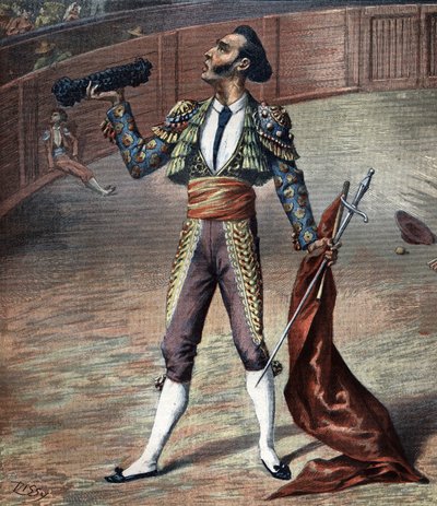 Kostým toreadora v roce 1892. od Unknown artist