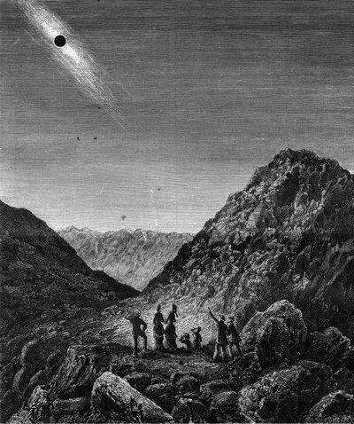 Úplné zatmění 29. července od Unknown artist