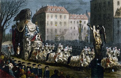 Převoz popela Napoleona I. (1769-1821) do Courbevoie (Hauts-de-Seine), 15. prosince od Unknown artist