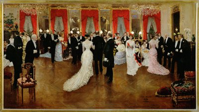 Une soiree (malba na plátně) od Unknown Artist