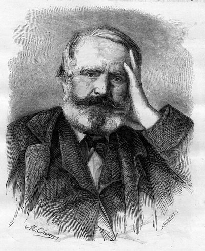 Victor Hugo (1802-1885), francouzský spisovatel, v roce 1866. od Unknown artist