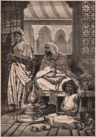 Pohled na harém v Tetouan, Maroko od Unknown