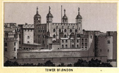 Pohled na Tower of London, bývalá věznice, Anglie od Unknown artist