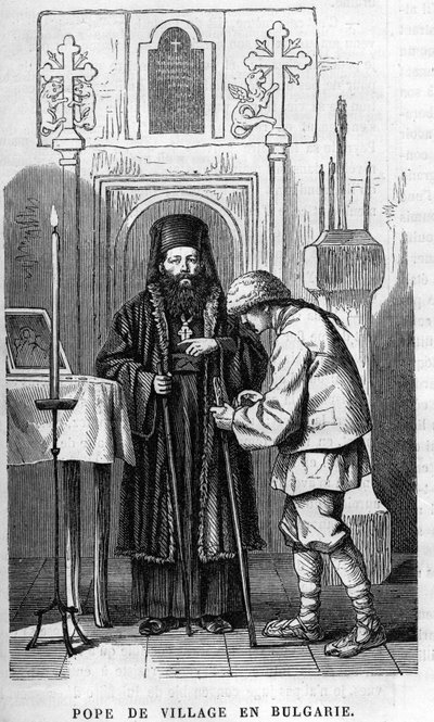Vesnický papež v Bulharsku od Unknown artist