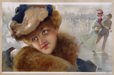 Ženy na kluzišti - chromo od Unknown Artist