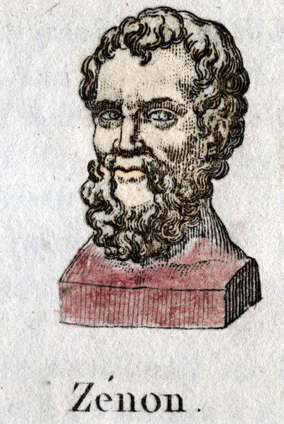 Zenon de Cition (v. 335 – v. 264 př. n. l.), řecký filozof. rytina z roku 1822. od Unknown artist