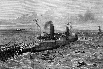 člun navržený proti mořské nemoci Henry Bessemerem (1813-1898). od Unknown artist