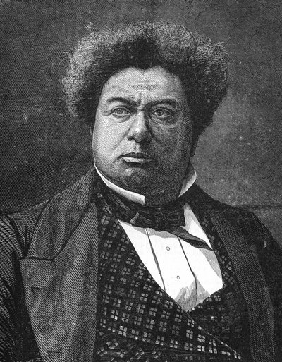 portrét Alexandre Dumas otec. Francouzský prozaik a dramatik (1802 až 1870). od Unknown artist