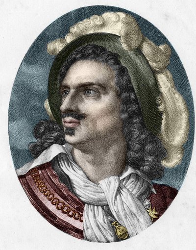 portrét Clauda Forbina, rytíře, poté hraběte z Forbin, také známého jako Forbin - Gardanne. Vedoucí francouzského křídla (1656 až 1733). od Unknown artist