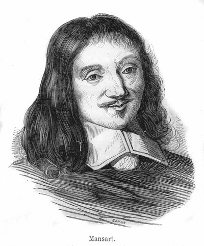portrét Françoise Mansarta (1598-1666), francouzského architekta. od Unknown artist