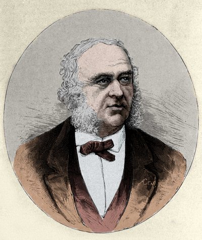 portrét Paula Brocy (1824-1880), francouzského chirurga a antropologa. od Unknown artist
