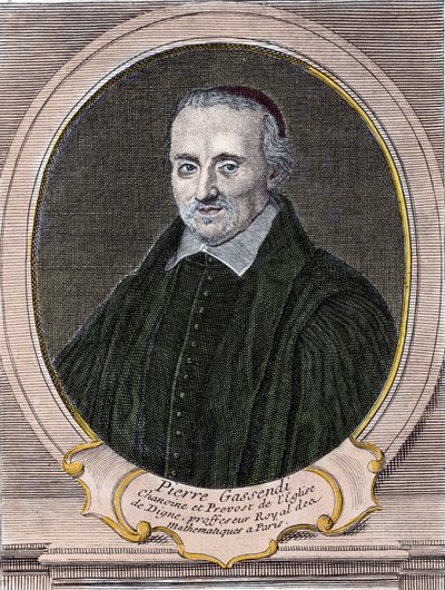 portrét Pierra Gassendiho (1592-1655), francouzského filozofa, astronoma, matematika a fyzika. od Unknown artist