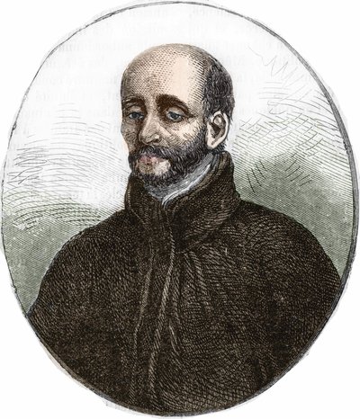 portrét svatého Ignáce z Loyoly (1491-1556), zakladatele Tovaryšstva Ježíšova. od Unknown artist
