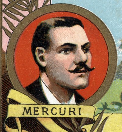 portrét Toussainta MERCURIHO, druhého z mise Behagle v roce 1893. od Unknown artist