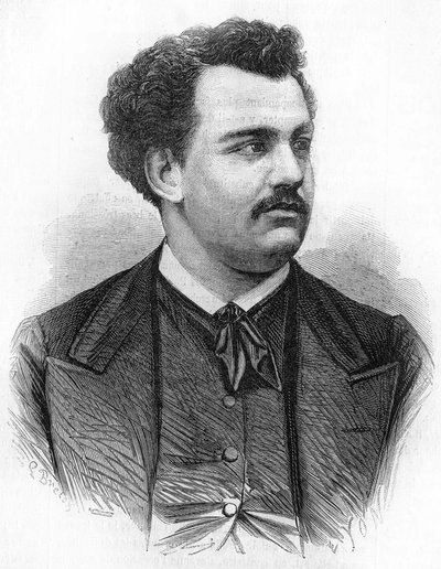 portrét Victora Noira (1848-1870), francouzského novináře. od Unknown artist