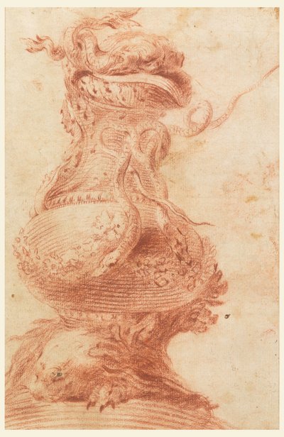 Kresba, dekorativní váza, 1725-50 od Unknown artistUnknown artist