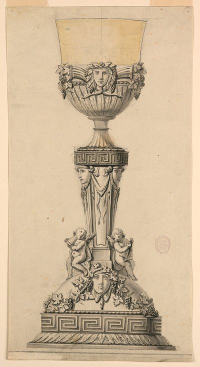 Kresba, návrh kalicha, 1800-1830 od Unknown artistUnknown artist