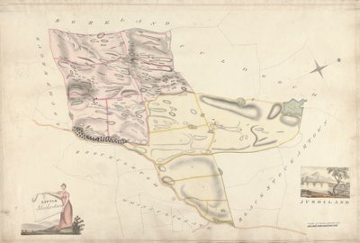 Sbírka průzkumů skotských panství hraběte ze Selkirk: Little Stockartown a Jurdiland od Unknown artist