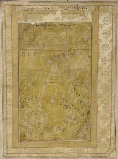 Darbar z Jahangiru od Unknown artist