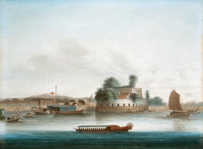Pevnost na řece Canton od Unknown artist