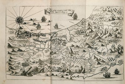 Mapa země a města Panama. Část. 3 : kapitola : 5. (rytina) od Unknown artist