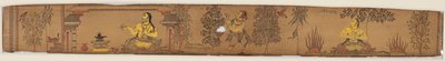 Princ provádí askezi (recto), z románu Chandrabhanu a Lavanyavati z Upendra Bhanja (1670-1740) od Unknown artist